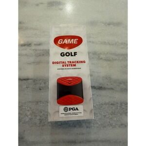 GAME GOLF Digital Tracking System PGA Backed Red Black Club Tags Tracking Device